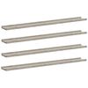 vidaXL 4 db betonsz&uuml;rke fali polc 100 x 9 x 3 cm