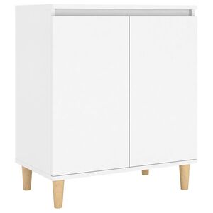 vidaXL feh&eacute;r szerelt fa t&aacute;lal&oacute;szekr&eacute;ny t&ouml;m&ouml;r fal&aacute;bakkal 60x35x70 cm
