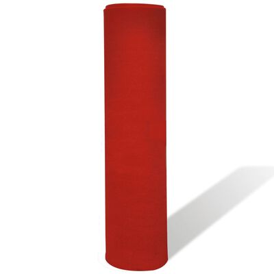 vidaXL extra erős 400 g/m2 Piros Szőnyeg 1 x 5 m