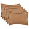 vidaXL P&aacute;rna huzat 6 pcs HOUTEN B&eacute;zs 50 x 70 cm Boucl&eacute;