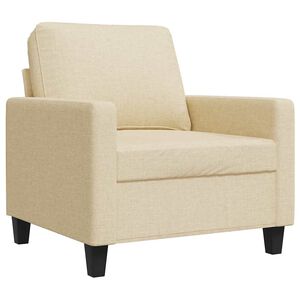 vidaXL kr&eacute;msz&iacute;nű sz&ouml;vet kanap&eacute;fotel 60 cm