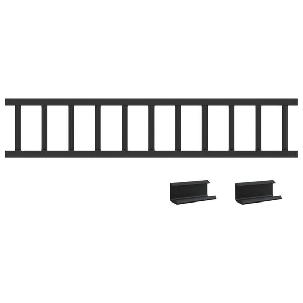 vidaXL Tető havaz&aacute;sv&eacute;dő 1200 x 2,5 x 20 cm Ac&eacute;l