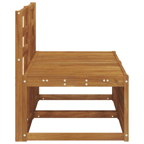 vidaXL 2 Darab K&uuml;lt&eacute;ri k&ouml;z&eacute;pső kanap&eacute; T&ouml;m&ouml;r Ak&aacute;cfa Term&eacute;szetes