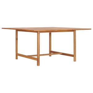 vidaXL t&ouml;m&ouml;r t&iacute;kfa kerti asztal 150 x 150 x 76 cm