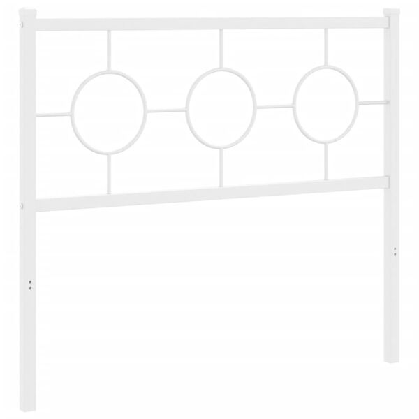 vidaXL feh&eacute;r f&eacute;m fejt&aacute;mla 100 cm