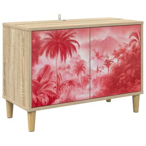 vidaXL TV szekr&eacute;ny AACHEN 69 x 33 x 50 cm Sonoma Szerelt Fa