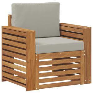 vidaXL K&uuml;lt&eacute;ri kanap&eacute; T&ouml;m&ouml;r ak&aacute;cfa &eacute;s poli&eacute;szter Term&eacute;szetes