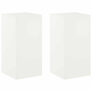 vidaXL N&ouml;v&eacute;ny&aacute;llv&aacute;ny 2 db Feh&eacute;r 40 x 40 x 80 cm Ac&eacute;l