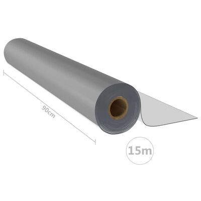 vidaXL matt PVC védőabrosz tekercs 0,9 x 15 m 2 mm