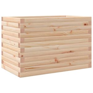 vidaXL t&ouml;m&ouml;r fenyő kerti vir&aacute;gl&aacute;da 70 x 40 x 45,5 cm