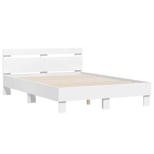 vidaXL &Aacute;gykeret leddel fejt&aacute;ml&aacute;val Feh&eacute;r 137 x 190 cm Faanyag