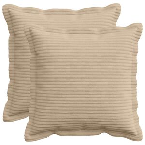 vidaXL P&aacute;rna huzat 2 db HOUTEN T&oacute;psz&iacute;nű 30 x 30 cm cord