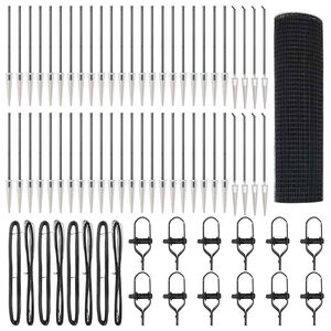 vidaXL Hevederes dr&oacute;tker&iacute;t&eacute;s t&uuml;sk&eacute;kkel 100 x 0,6 m PVC-bevonatos Ac&eacute;l