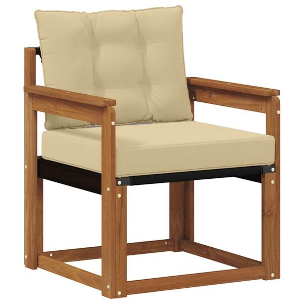 vidaXL K&uuml;lt&eacute;ri kanap&eacute; T&ouml;m&ouml;r ak&aacute;cfa &eacute;s textil&eacute;n Term&eacute;szetes