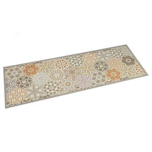 vidaXL moshat&oacute; hatsz&ouml;gletű pasztell b&aacute;rsony konyhaszőnyeg 45x150 cm