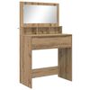 vidaXL H&aacute;l&oacute;szobai &Ouml;lt&ouml;zk&ouml;dő Asztalok Artisan t&ouml;lgy 80 x 39,6 x 135 cm