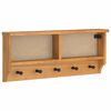 vidaXL SANDNES t&ouml;m&ouml;r fenyőfa falra szerelt kab&aacute;t&aacute;llv&aacute;ny 87x12x35 cm