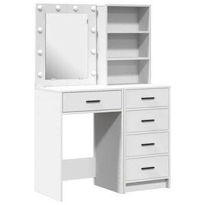 vidaXL &Ouml;lt&ouml;zk&ouml;dőasztal 2 db Feh&eacute;r 50 x 41 x 135 cm Szerelt Fa