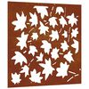 vidaXL juharlev&eacute;l mint&aacute;s corten ac&eacute;l kerti fald&iacute;sz 55x55 cm