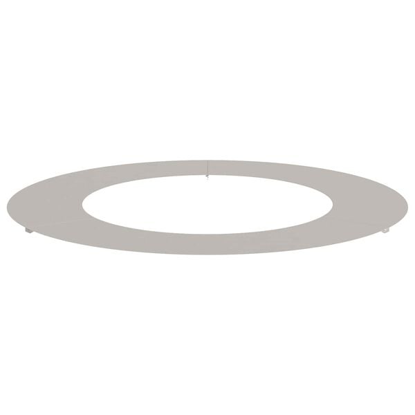 vidaXL Alkalmas lapos fa gyűrűhöz Barna Ø50 / 80 cm időjárásálló acél