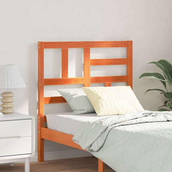 vidaXL &Aacute;gyszerkezet Fejt&aacute;mla Faggy&uacute; barna 105,5 x 4 x 104 cm