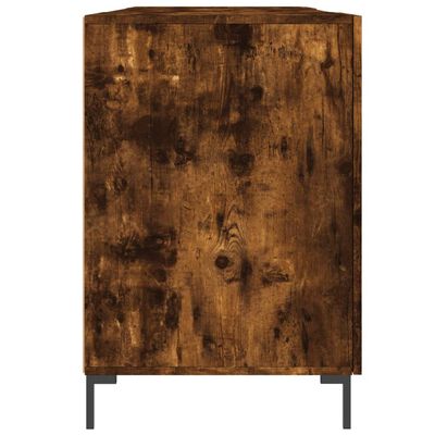 vidaXL füstös tölgy színű szerelt fa íróasztal 140x50x75 cm
