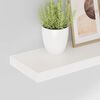 vidaXL 2 db magasf&eacute;nyű feh&eacute;r MDF lebegő fali polc 60 x 23,5 x 3,8 cm
