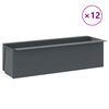 vidaXL 12 db sz&uuml;rke polipropil&eacute;n vir&aacute;gl&aacute;da raklapokhoz 36x13,5x9,5 cm
