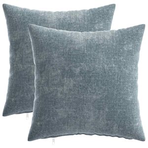 vidaXL P&aacute;rna huzat 2 db HEERLEN Vil&aacute;gosk&eacute;k 35 x 35 cm Chenille Sz&ouml;vet