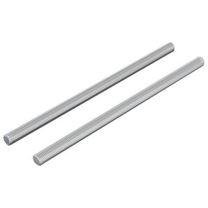 vidaXL Menetes Rudak 2 pcs Ez&uuml;st M6 x 120 mm F&eacute;m