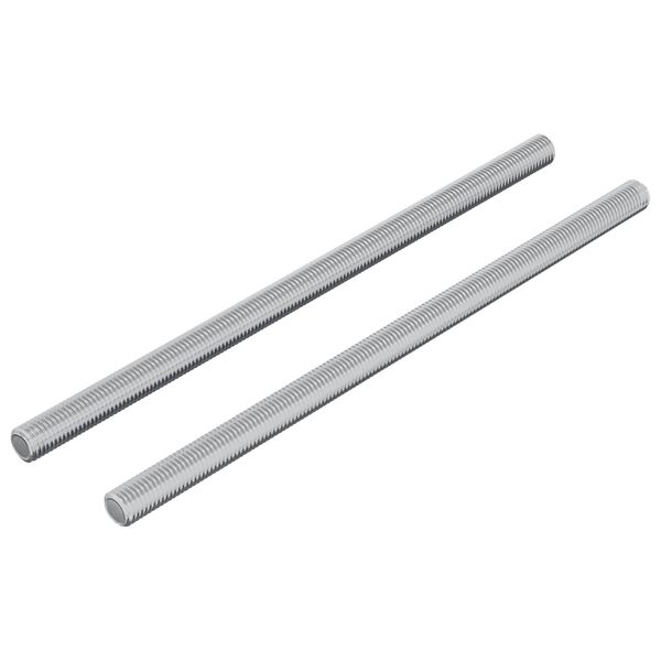 vidaXL Menetes Rudak 2 pcs Ez&uuml;st M6 x 120 mm F&eacute;m
