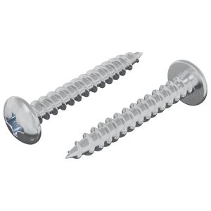 vidaXL Fa Csavar 2 db Ez&uuml;st M4 x 28 mm Vas
