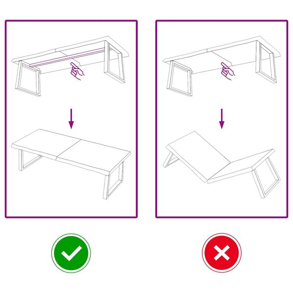 vidaXL világosbarna kezelt tömör tölgyfa asztallap 140x60x(2-4) cm