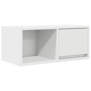 vidaXL feh&eacute;r szerelt fa TV-szekr&eacute;ny 60x31x25,5 cm