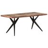 vidaXL t&ouml;m&ouml;r &uacute;jrahasznos&iacute;tott fa &eacute;tkezőasztal 180 x 90 x 76 cm