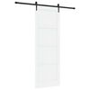 vidaXL Cs&uacute;sz&oacute; ajt&oacute; ORKDAL Feh&eacute;r &eacute;s Fekete 83 x 232 cm T&ouml;m&ouml;r Fenyőfa