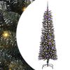 vidaXL Mű kar&aacute;csonyfa 150 LED-del Z&ouml;ld 150 cm PVC &eacute;s Műanyag &eacute;s Ac&eacute;l