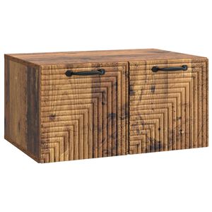 vidaXL Fali TV szekr&eacute;ny Antik Fa 59,5 x 41 x 30 cm Szerelt Fa