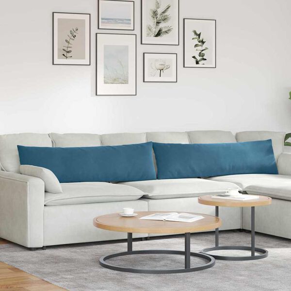vidaXL Kanap&eacute; p&aacute;rn&aacute;k 2 pcs K&eacute;k 145 x 40 cm B&aacute;rsonyos sz&ouml;vet