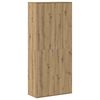 vidaXL Highboard 80 x 35 x 180 cm Szerelt Fa k&eacute;zműves t&ouml;lgy