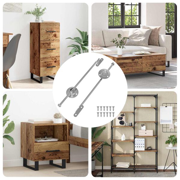 vidaXL G&aacute;zrug&oacute; 2 pcs Ez&uuml;st 190 mm Vas