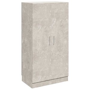 vidaXL betonsz&uuml;rke szerelt fa cipőszekr&eacute;ny 55 x 35 x 108 cm