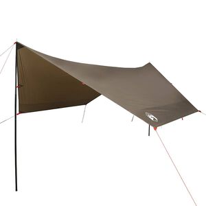 vidaXL barna v&iacute;z&aacute;ll&oacute; kempingponyva 438x376x212 cm