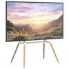 vidaXL 4 l&aacute;b&uacute; TV-&aacute;llv&aacute;ny 37"-86" k&eacute;pernyőh&ouml;z max VESA 400x600 mm 60 kg
