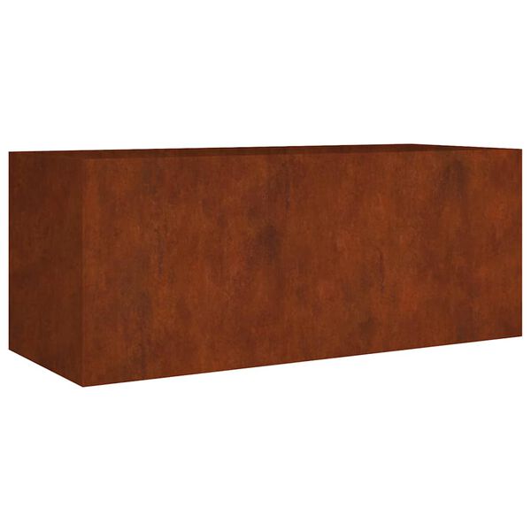 vidaXL corten ac&eacute;l kerti magas&aacute;gy&aacute;s 200x80x80 cm