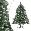 vidaXL PVC műkar&aacute;csonyfa &aacute;llv&aacute;nnyal 120 cm