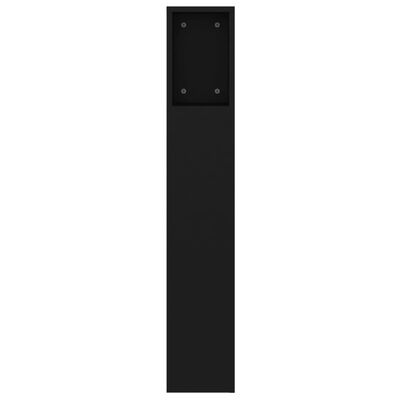 vidaXL fekete áthidaló szekrény 160 x 18,5 x 104,5 cm