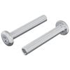 vidaXL Z&aacute;r Csavar Egysz&iacute;nű 2 db Ez&uuml;st M6 x 35 mm Ac&eacute;l