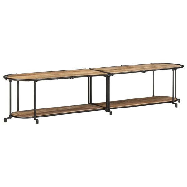 vidaXL tömör nyers mangófa TV-szekrény 200 x 42 x 40 cm