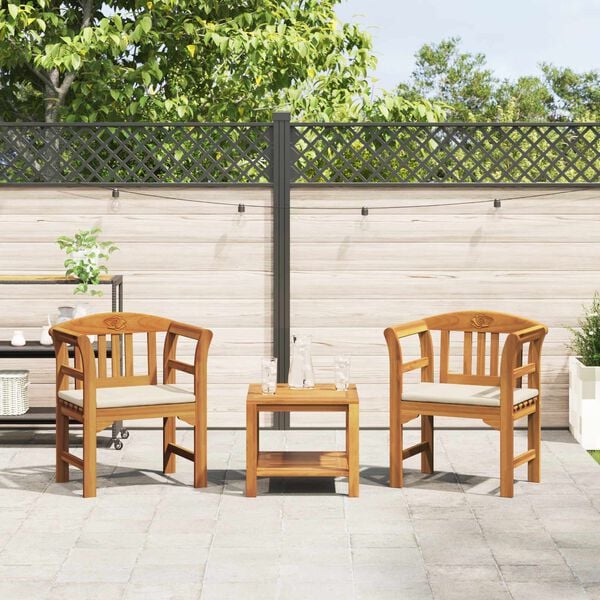 vidaXL pad Term&eacute;szetes Olaj Bevonat 68,5 x 46 x 82,5 cm T&ouml;m&ouml;r Ak&aacute;cfa